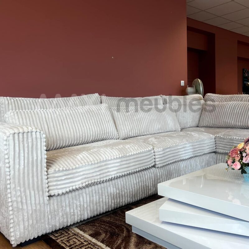 MAXI MEUBLES Monaco canapé d'angle